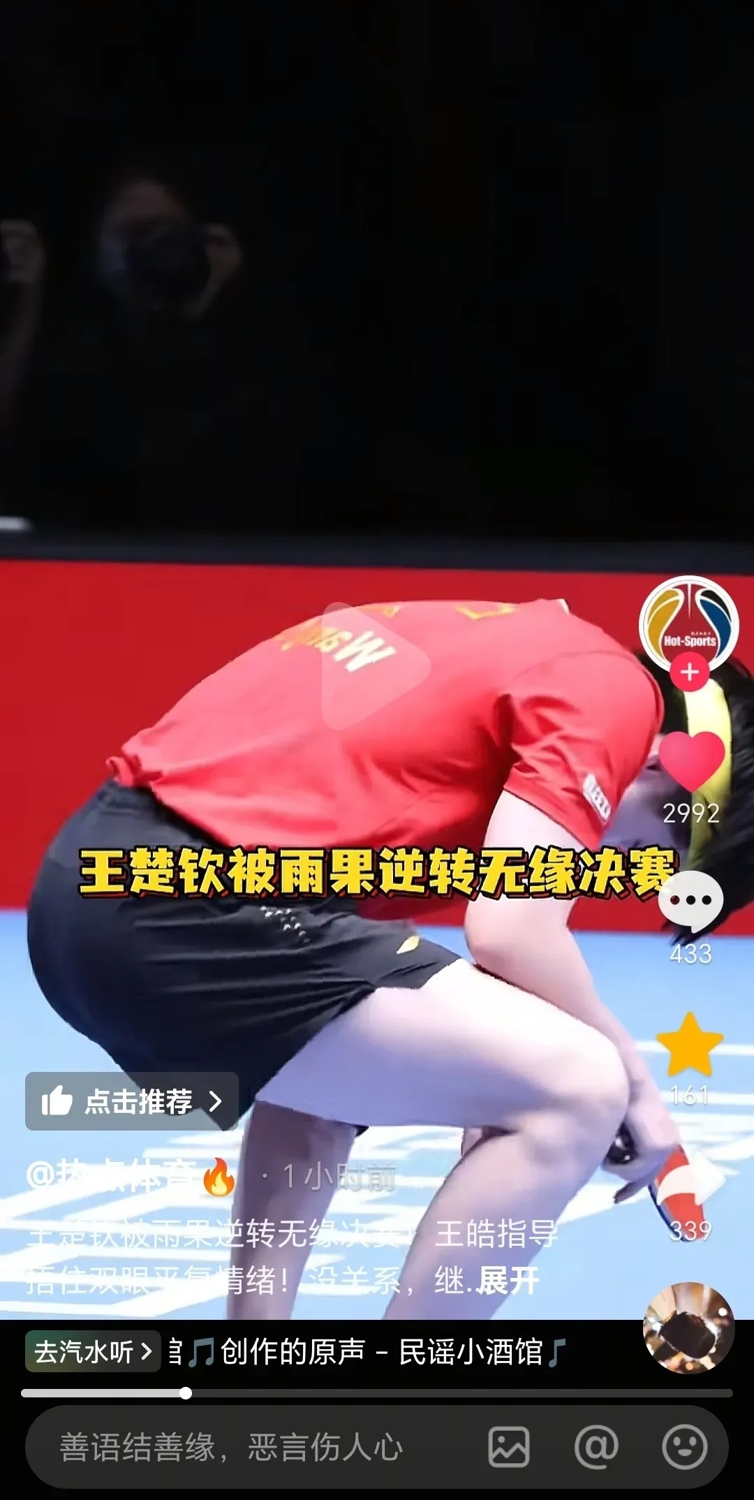 奥地利乒乓球队绝杀韩国乒乓球队，王皓送出助攻的简单介绍