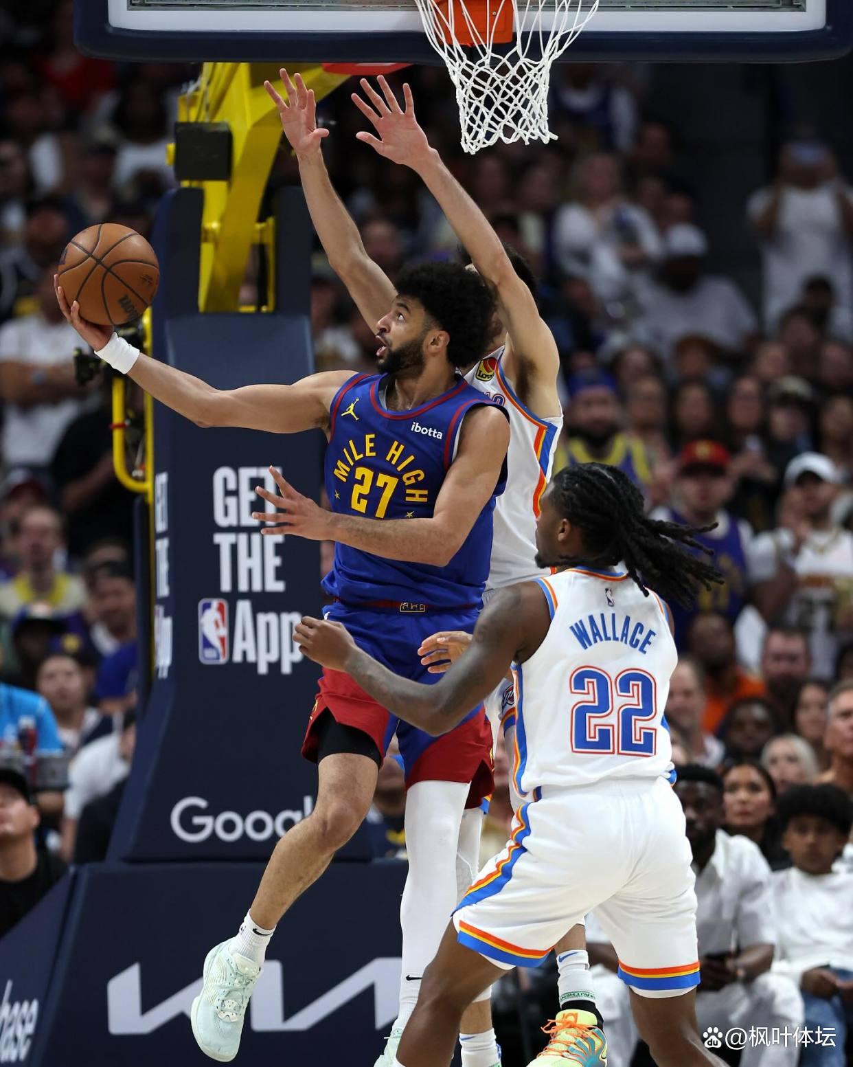 雷霆横扫山东队，约基奇关键制胜